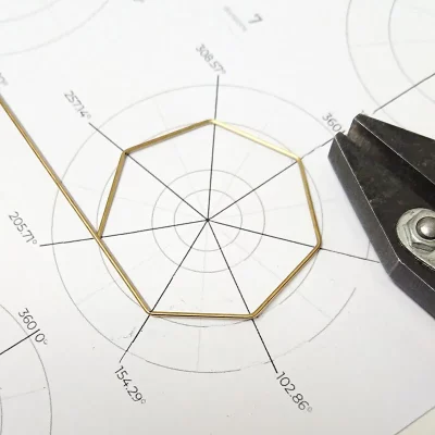 Mesure circulaire pour bracelets et boucles oreilles